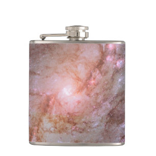 Detail from Spiral Galaxy M83 Hip Flask