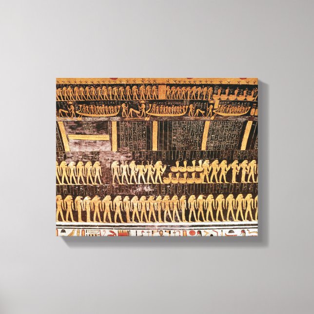 Detail from the Book of the Day Canvas Print (Front)