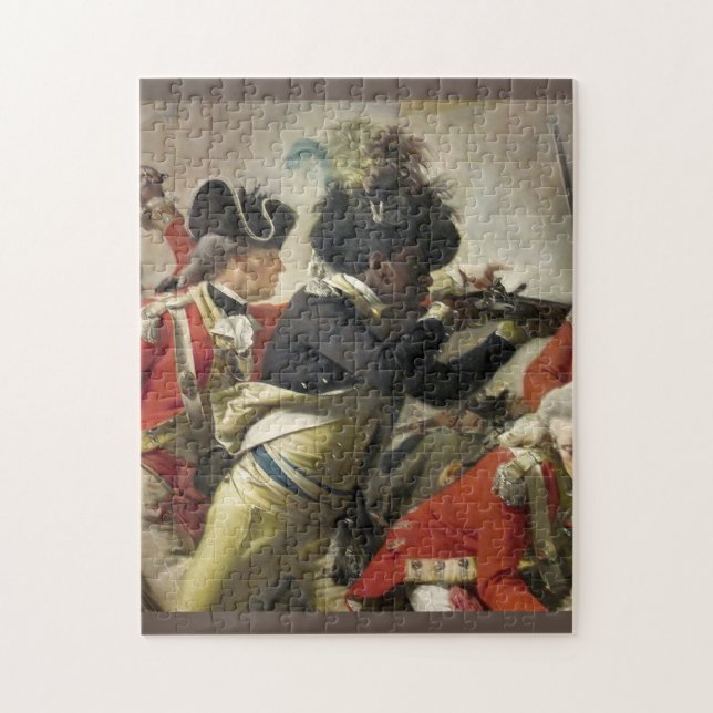 Detail from The Death of Major Peirson Jigsaw Puzzle (Vertical)