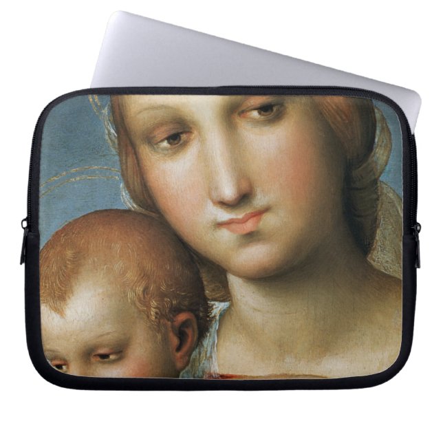 Detail from <Virgin and Child> Attributed to Rapha Laptop Sleeve (Front)
