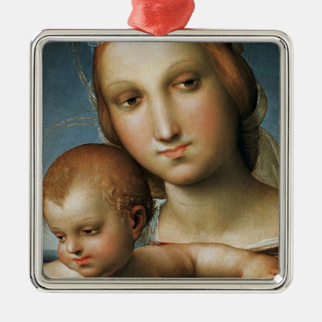 Detail from <Virgin and Child> Attributed to Rapha Metal Tree Decoration (Front)