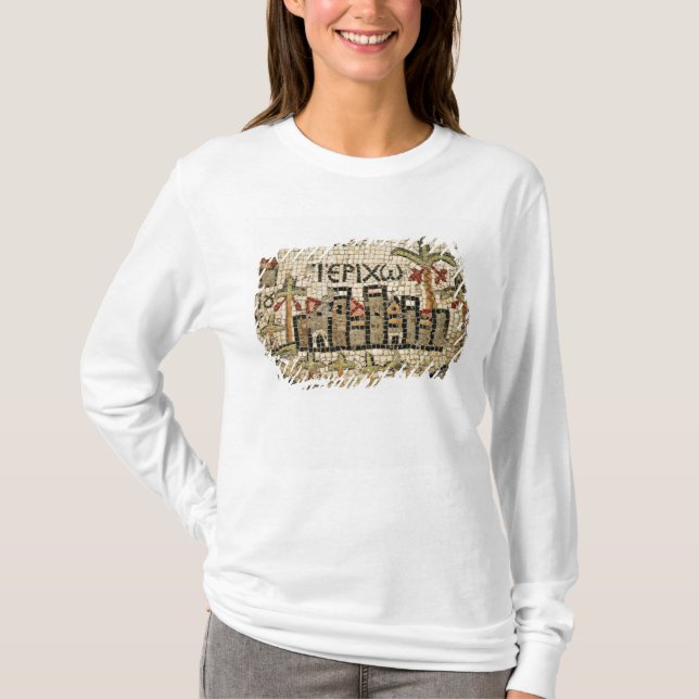 Detail of a map of Jericho T-Shirt (Front)
