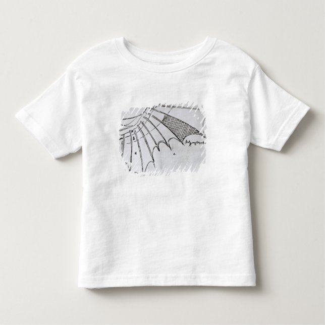Detail of a mechanical wing toddler T-Shirt (Front)