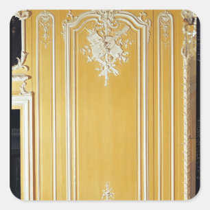 Detail of a panel from the Yellow Room Square Sticker