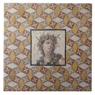 Detail of a Roman Mosaic Floor Panel - Tile