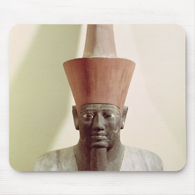 Detail of a statue of Mentuhotep II Mouse Pad (Front)