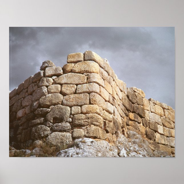 Detail of a stone wall poster (Front)