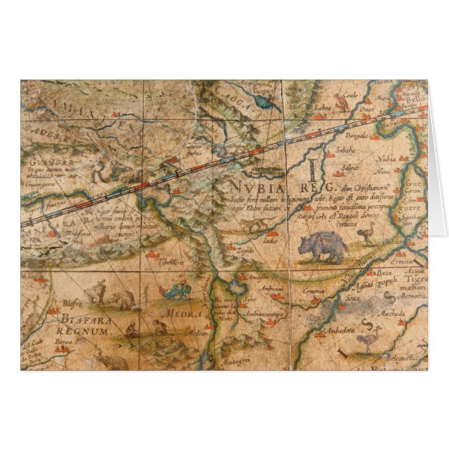 Detail of Africa from a Globe (Front Horizontal)