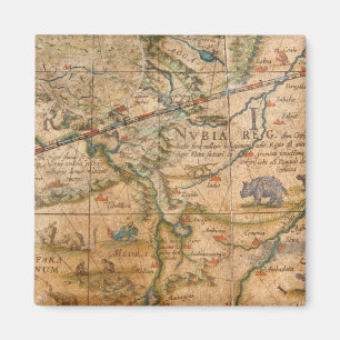 Detail of Africa from a Globe Magnet
