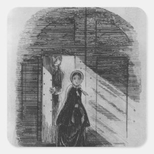 Detail of Amy Dorrit Square Sticker