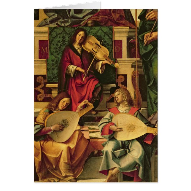 Detail of angel musicians (Front)