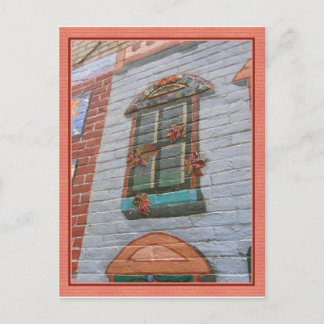 Detail of Bank Street Mural Postcard