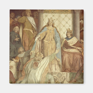 Detail of Der Saengerkreis, Wartburg Castle Magnet