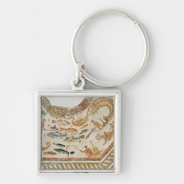 Detail of Fish, from Vega Baja Key Ring (Front)