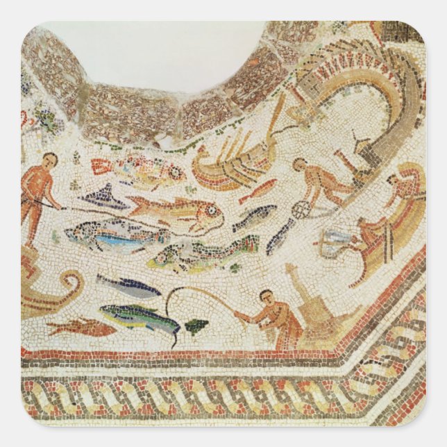 Detail of Fish, from Vega Baja Square Sticker (Front)