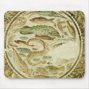 Detail of fish, The Four Seasons, from Vega Baja Mouse Pad