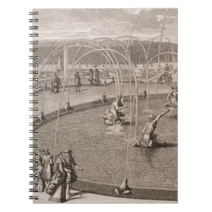 Detail of Fountain of Diana and Apollo at Versaill Spiral Notebook
