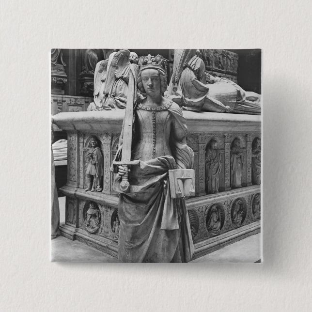 Detail of Justice 15 Cm Square Badge (Front)