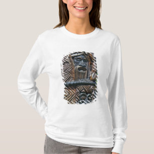 Detail of Kanak totem pole, Noumea, New 2 T-Shirt