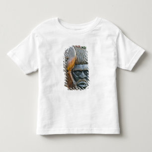 Detail of Kanak totem pole, Noumea, New Toddler T-Shirt