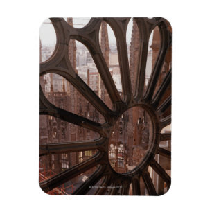 Detail of La Sagrada Familia, Barcelona, Spain Magnet