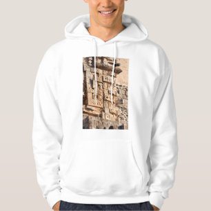 Detail Of Magician Pyramid, Yucatan, Mexico Hoodie