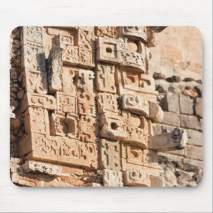 Detail Of Magician Pyramid, Yucatan, Mexico Mouse Pad