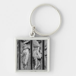 Detail of reliefs key ring
