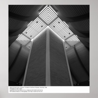 Detail of Student Union Fireplace, UCR, 1966 Poster