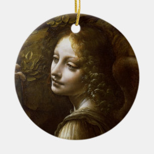 Detail of the Angel Ceramic Tree Decoration