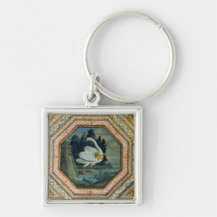 Detail of the ceiling decoration in the Salon Key Ring