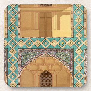 Detail of the Courtyard Arcades in the Medrese-i-S Coaster