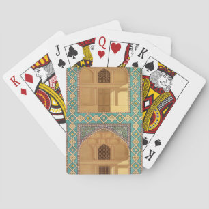 Detail of the Courtyard Arcades in the Medrese-i-S Playing Cards