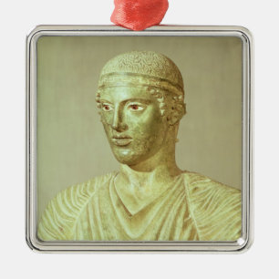 Detail of the Delphi Charioteer, c.470 BC Metal Tree Decoration