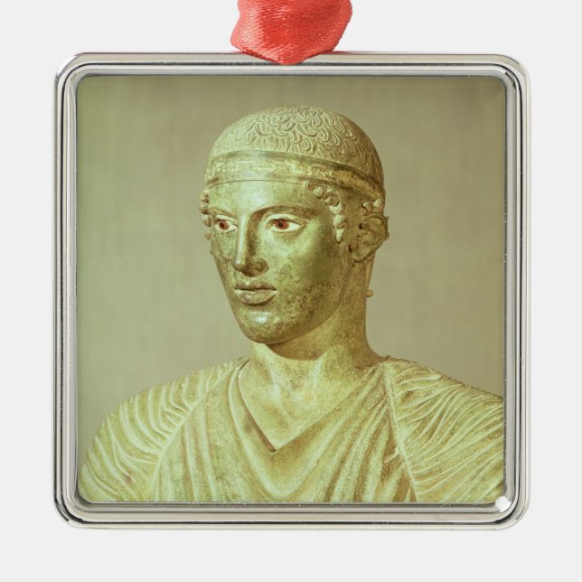 Detail of the Delphi Charioteer, c.470 BC Metal Tree Decoration (Front)