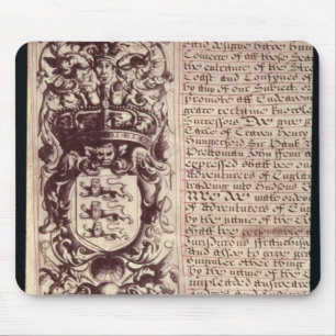Detail of the left hand margin mouse pad