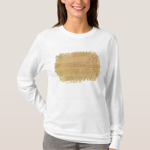 Detail of the Rhind Mathematical Papyrus T-Shirt