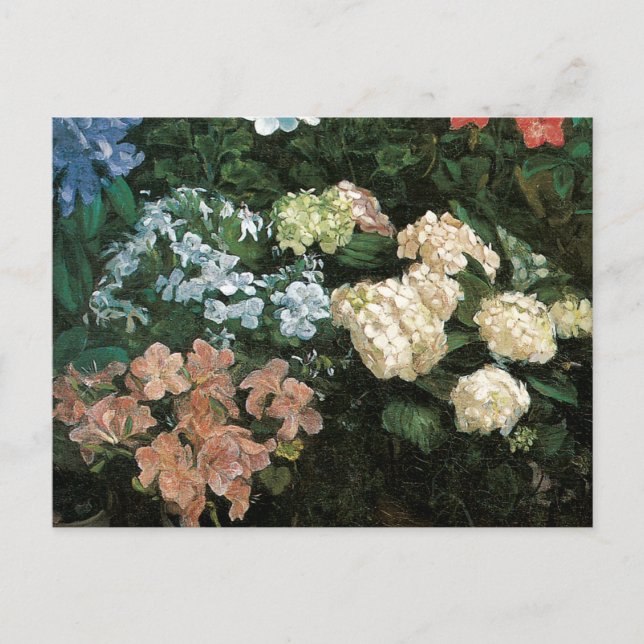 Detail of The Study of Flowers Postcard (Front)