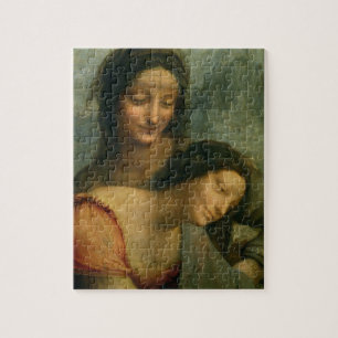 Detail of the Virgin and St. Anne from The Virgin Jigsaw Puzzle