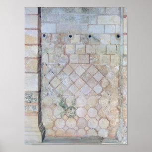 Detail of the wall of the Crypt of St. Paul Poster