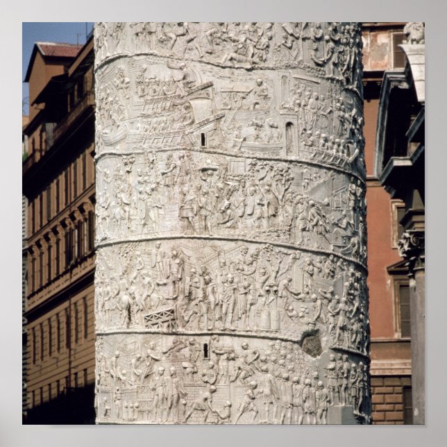 Detail of Trajan's Column Poster (Front)