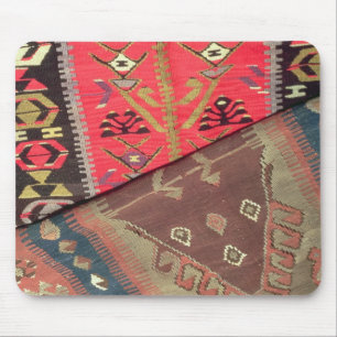 Detail of two prayer rugs mouse pad