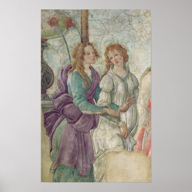 Detail of Venus and the Graces Poster (Front)