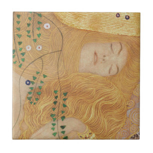 Detail of Water Serpents I Tile