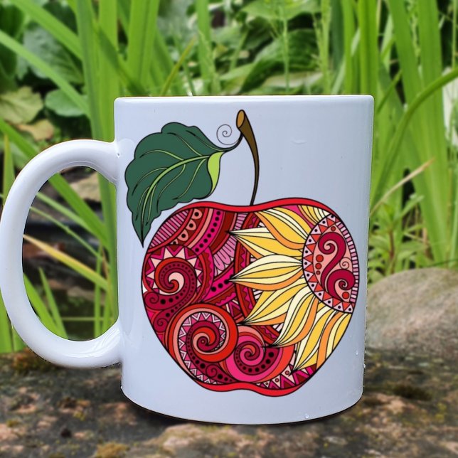 Detailed apple art mug (Creator Uploaded)