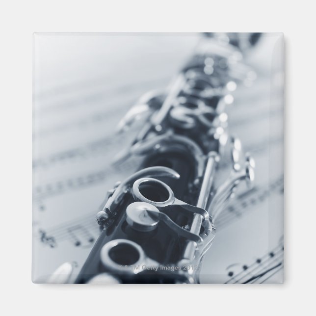 Detailed Clarinet Magnet (Front)