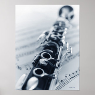 Detailed Clarinet Poster