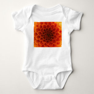 Detailed close-up of a flower. baby bodysuit