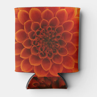 Detailed close-up of a flower. can cooler