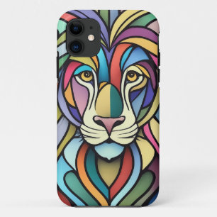 Detailed Colourful Lion Head Case-Mate iPhone Case
